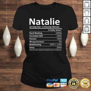NATALIE Nutrition Personalized Name Funny Christmas Tee Shirt 2 NATALIE Nutrition Personalized Name Funny Christmas Tee Shirt 3