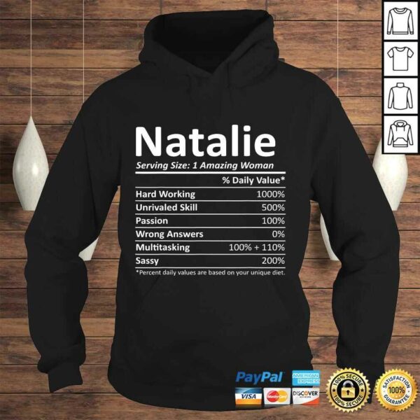 NATALIE Nutrition Personalized Name Funny Christmas Tee Shirt