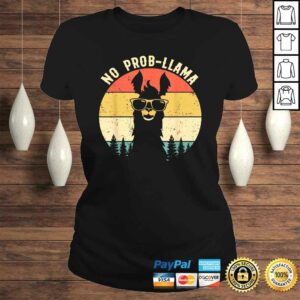 NO PROB-LLAMA Shirts Vintage Llama Alpaca TShirt 2 NO PROB LLAMA Shirts Vintage Llama Alpaca TShirt 3