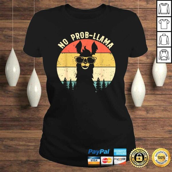 NO PROB-LLAMA Shirts Vintage Llama Alpaca TShirt