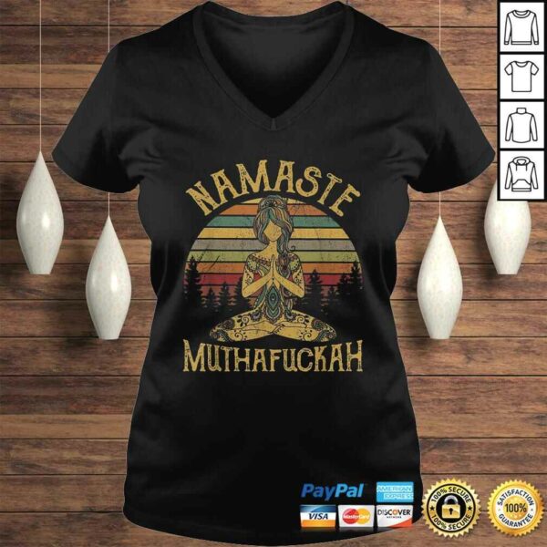 Namaste Muthafuckah Vintage Shirt Yoga Lover TShirt