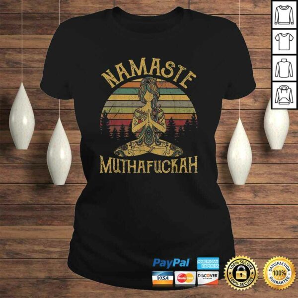 Namaste Muthafuckah Vintage Shirt Yoga Lover TShirt