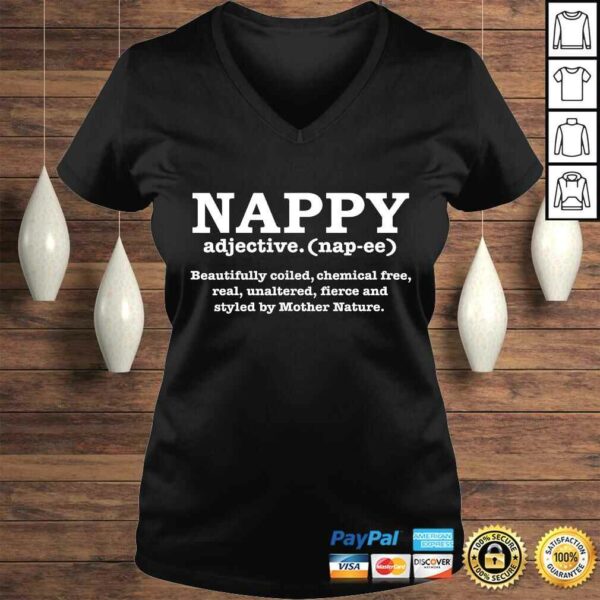 Nappy Hair Definition Natural Hair Pride Locs Kinky Shirt