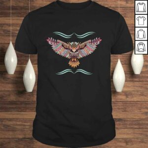 Native American Short Eared Owl Shirt Ornithologist Gift TShirt Native American Short Eared Owl Shirt Ornithologist Gift TShirt