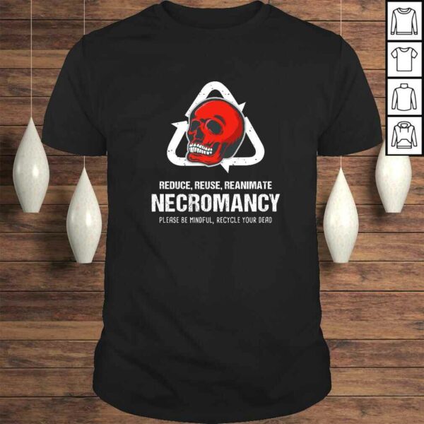 Necromancy Gamer D20 Dice Dungeon Dragons Gaming Gift V-Neck T-Shirt