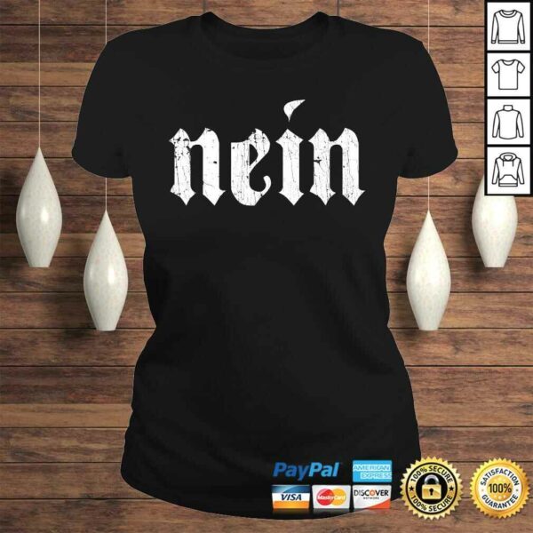 Nein Shirt German No Funny kids Saying Germany Vintage Tee