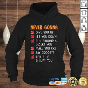 Never Gonna Give You Up Funny Men and Womens TShirt 3 Never Gonna Give You Up Funny Men and Womens TShirt 4