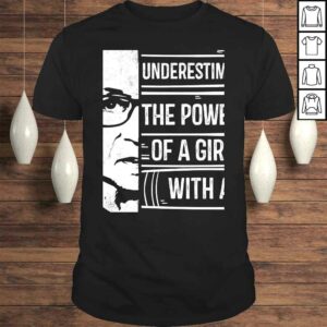 Never Underestimate Power of Girl With Book Hoodie RBG Ruth Never Underestimate Power of Girl With Book Hoodie RBG Ruth