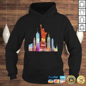 New York City Watercolor Statue Of Liberty NYC Shirt Tee 3 New York City Watercolor Statue Of Liberty NYC Shirt Tee 4