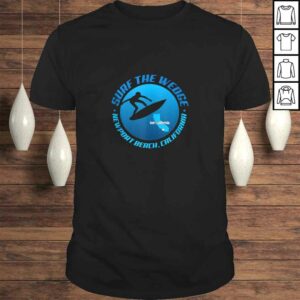 Newport Beach Wedge Surf Spot Barrel Riding TShirt Newport Beach Wedge Surf Spot Barrel Riding TShirt