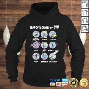 Nickelodeon Invader Zim The Many Emotions of GIR V-Neck T-Shirt 3 Nickelodeon Invader Zim The Many Emotions of GIR V Neck T Shirt 4