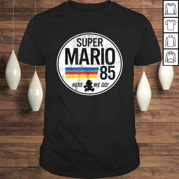 Nintendo Super Mario Here We Go 85 Retro Vintage T-shirt