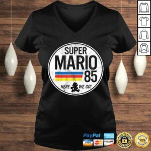 Nintendo Super Mario Here We Go 85 Retro Vintage T-shirt