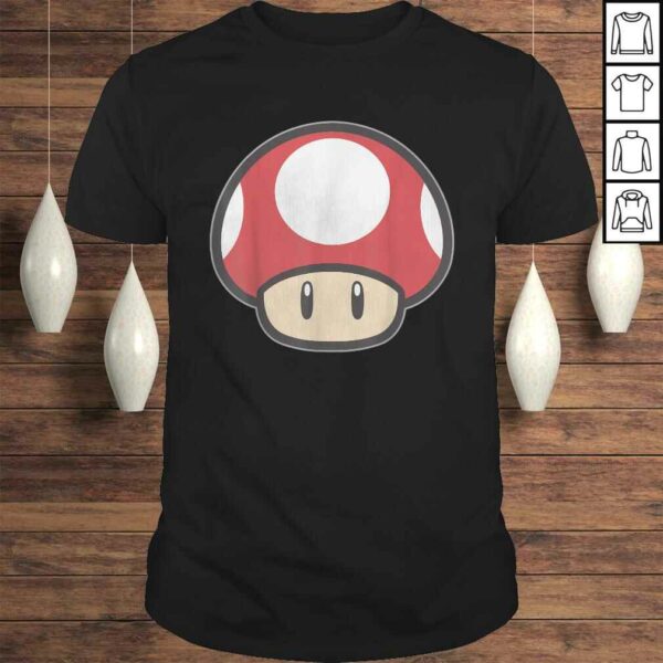 Nintendo Super Mario Mushroom Power-Up Graphic Gift Top
