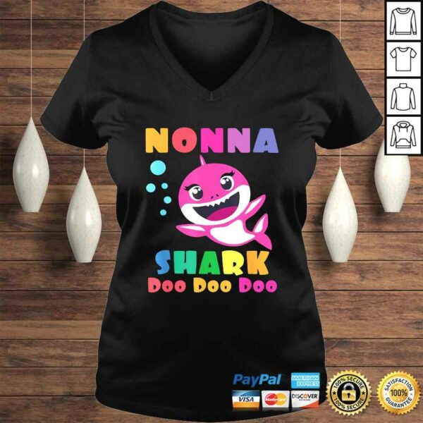 Nonna Shark Shirt Funny Mothers Day Gift For Womens Mom Tee Shirt