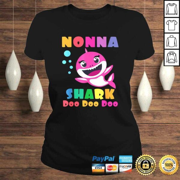 Nonna Shark Shirt Funny Mothers Day Gift For Womens Mom Tee Shirt