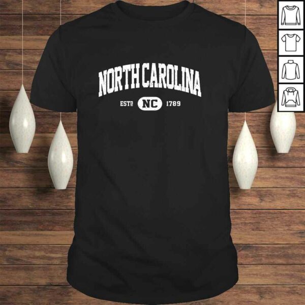 North Carolina SweaShirt Retro Vintage N Carolina Hoodie NC