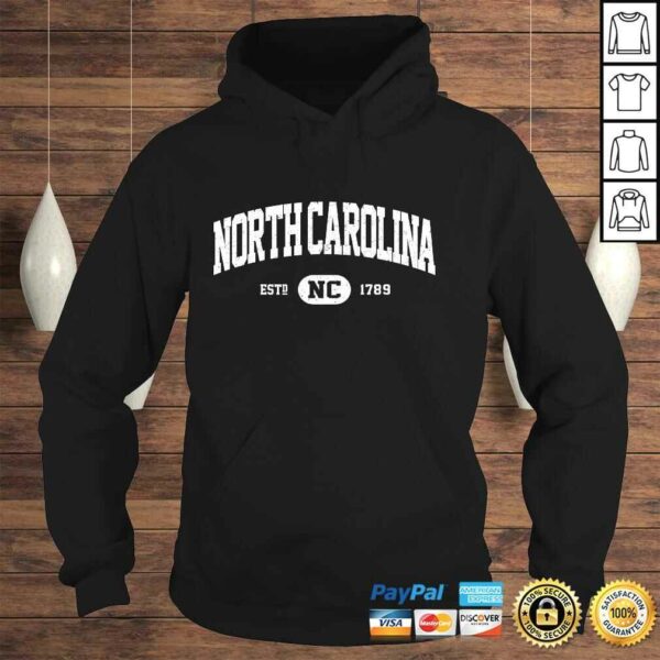 North Carolina SweaShirt Retro Vintage N Carolina Hoodie NC