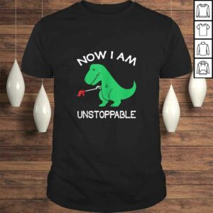 Now I’m Unstoppable – Funny T-Rex Dinosaur Gift V-Neck T-Shirt Now I’m Unstoppable – Funny T-Rex Dinosaur Gift V-Neck T-Shirt