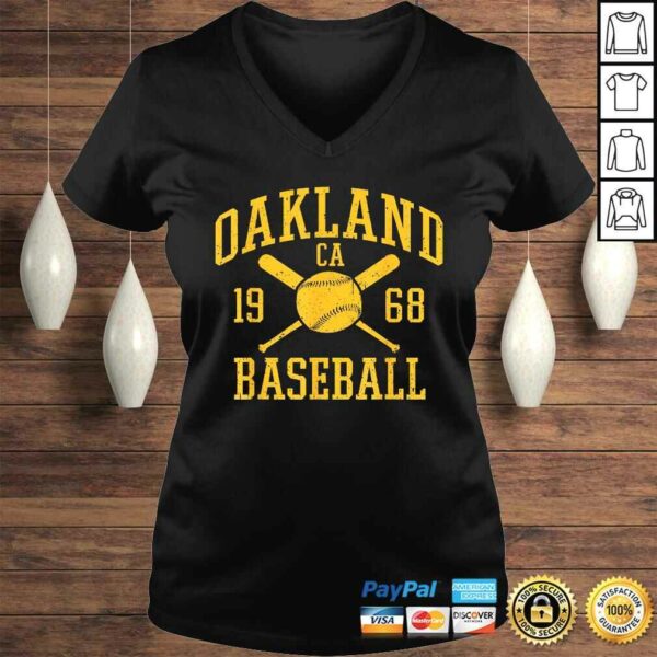 Oakland Baseball Vintage OAK Pride Retro Distressed Shirt