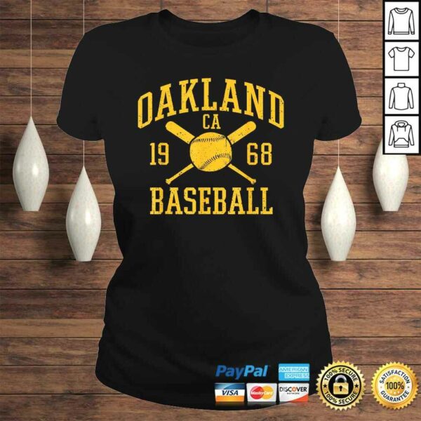 Oakland Baseball Vintage OAK Pride Retro Distressed Shirt