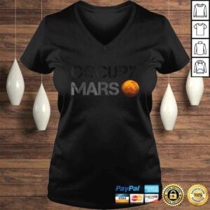 Occupy Mars V-Neck T-Shirt