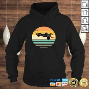 Octane Rocket Soccer Retro Sunset Distressed Graphic Pullover Hoodie 4