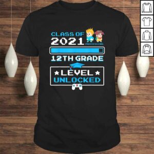 Official 12th Grade First Day Of School Class Of 2021 Cute Video Game Gift TShirt Official 12th Grade First Day Of School Class Of 2021 Cute Video Game Gift TShirt