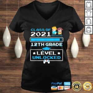 Official 12th Grade First Day Of School Class Of 2021 Cute Video Game Gift TShirt
