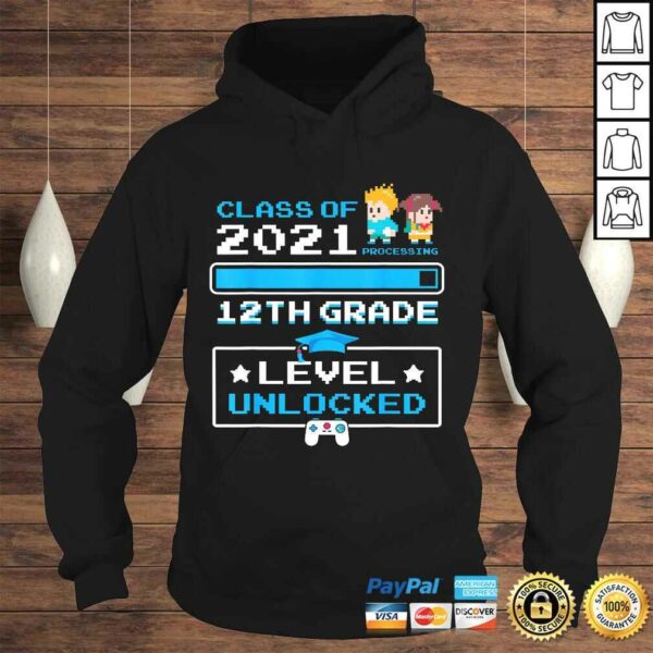 Official 12th Grade First Day Of School Class Of 2021 Cute Video Game Gift TShirt
