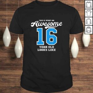 Official 16th Birthday Gift Awesome 16 Year Old Shirt Official 16th Birthday Gift Awesome 16 Year Old Shirt