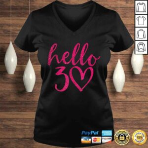 Official 30th Birthday Hello Thirty Squad Gifts Shirt