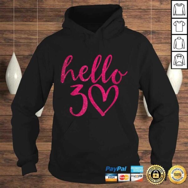 Official 30th Birthday Hello Thirty Squad Gifts Shirt