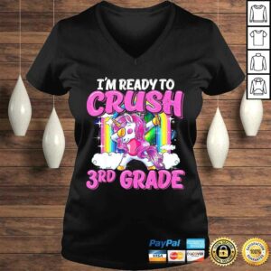 Official 3rd Grade Dabbing Unicorn Back To School Girls Gift TShirt
