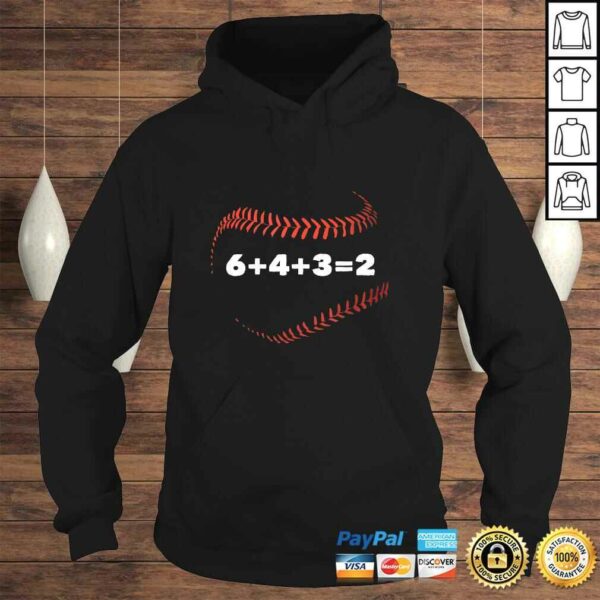 Official 6+4+32 Double Play Baseball Player Gift Baseball Saying TShirt