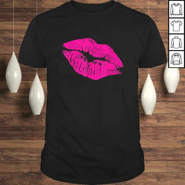 Official 80s Hot Pink Lips TShirt