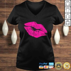 Official 80s Hot Pink Lips TShirt 1 Official 80s Hot Pink Lips TShirt 2