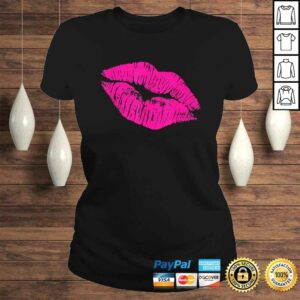 Official 80s Hot Pink Lips TShirt 2 Official 80s Hot Pink Lips TShirt 3