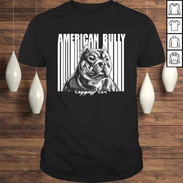 Official American Bully Lucky Luciano Barcode Pit Bull Tee Shirt