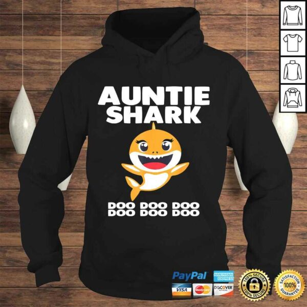 Official Auntie Shark Doo Doo Shirt Funny Kids Video Baby Daddy Tee T-Shirt