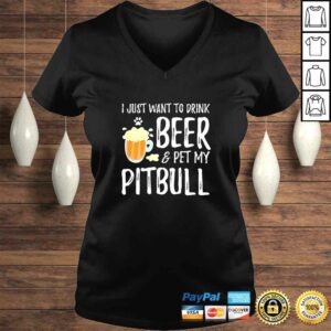 Official Beer and Pitbull Shirt Funny Dog Mom or Dog Dad Gift Idea TShirt 1 Official Beer and Pitbull Shirt Funny Dog Mom or Dog Dad Gift Idea TShirt 2