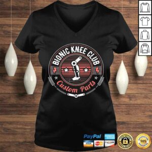 Official Bionic Knee Club Custom Parts Funny Knee ReplacemenGift TShirt