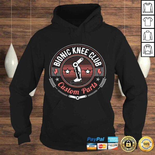 Official Bionic Knee Club Custom Parts Funny Knee ReplacemenGift TShirt