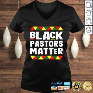 Official Black Pastors Matter Black History Month Africa Pride TShirt