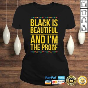 Official Black is Beautiful and Im the Proof Black History V-Neck T-Shirt 2 Official Black is Beautiful and Im the Proof Black History V Neck T Shirt 3