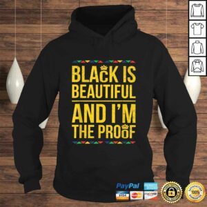Official Black is Beautiful and Im the Proof Black History V-Neck T-Shirt 3 Official Black is Beautiful and Im the Proof Black History V Neck T Shirt 4