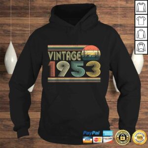 Official Born In 1953 Retro Vintage 67th Birthday Gifts 67 Years Old V Neck T Shirt 4