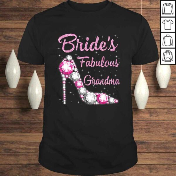 Official Bride’s Fabulous Grandma Happy Wedding Marry Vintage Gift Top