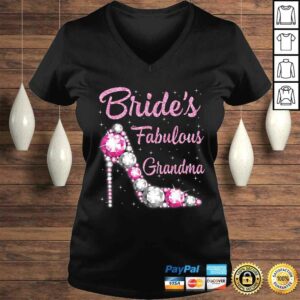 Official Bride’s Fabulous Grandma Happy Wedding Marry Vintage Gift Top
