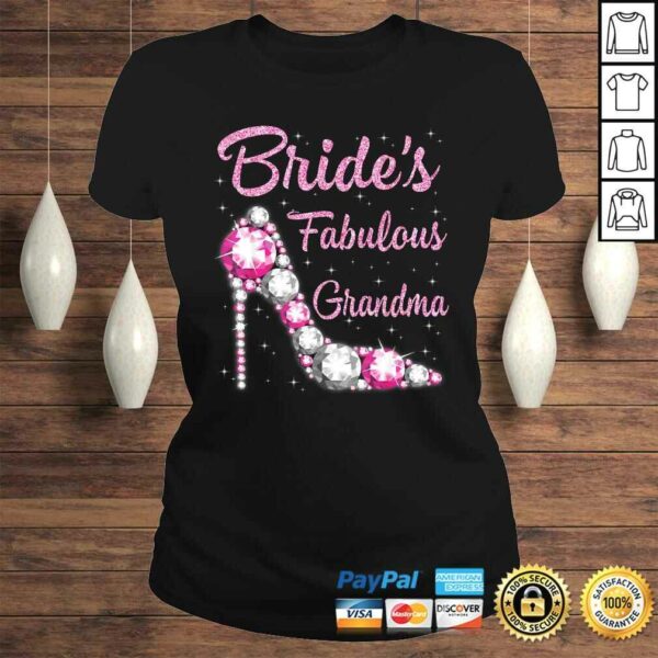 Official Bride’s Fabulous Grandma Happy Wedding Marry Vintage Gift Top